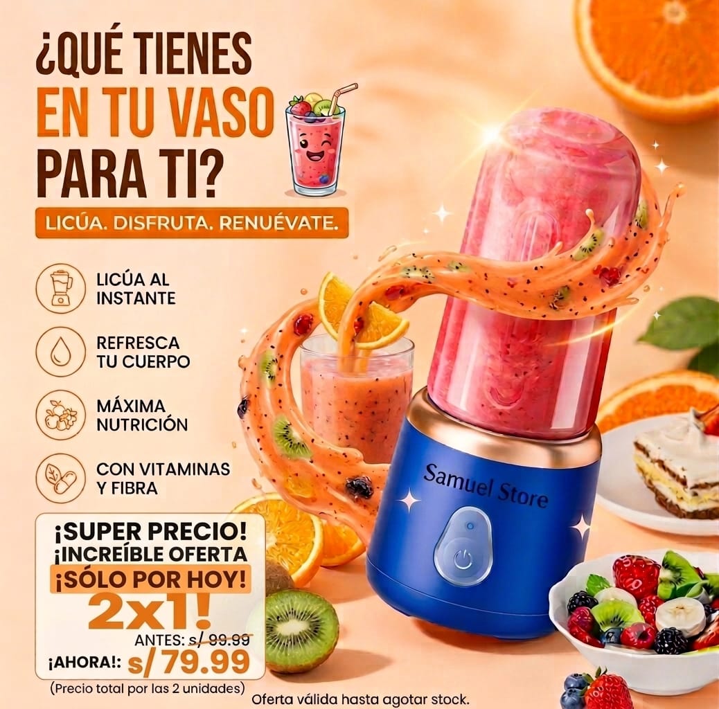 Licuadora portátil